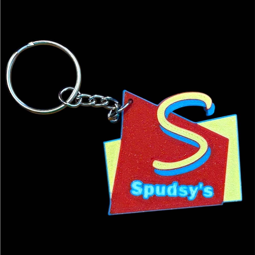 Spudsy's Red and Blue Keychain TADC Amazing Digital Circus 🎪